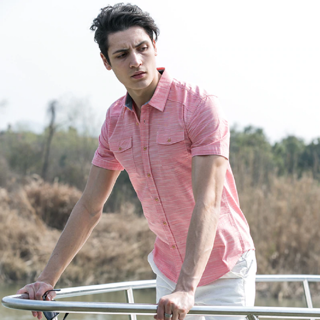 Slight Striped Button Down Shirt