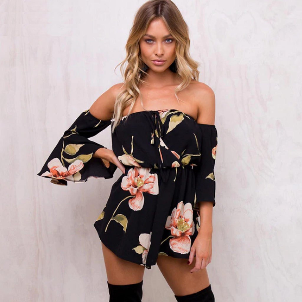Don't Sass Me Floral Romper