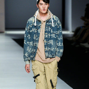 #denim Jacket-Men's Jackets & Outerwear-📸 #CrayeLabel-CrayeLabel.com