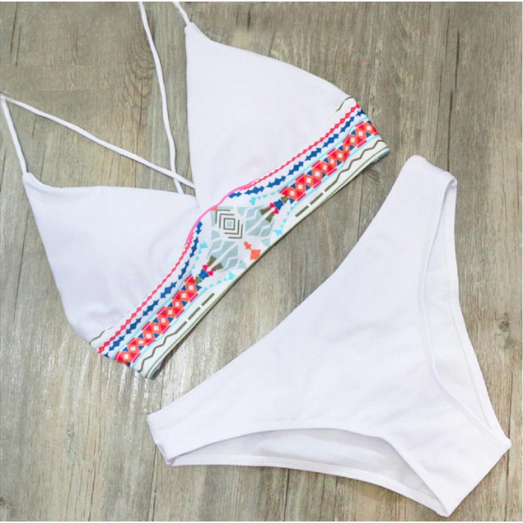 #print Beach Swimwear-Women's Swimwear-📸 #CrayeLabel-White-XS-CrayeLabel.com