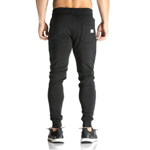 #elastic Jogger Pants-Men's Sweatpants & Joggers-📸 #CrayeLabel-Black-L-CrayeLabel.com
