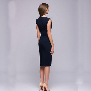 #evening Party Dress-Women's Dresses-📸 #CrayeLabel-Blue-L-CrayeLabel.com