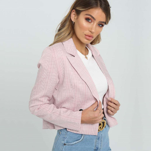 Single Button Short Jacket