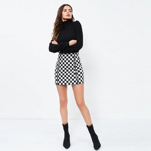 Checkmate Mini Skirt