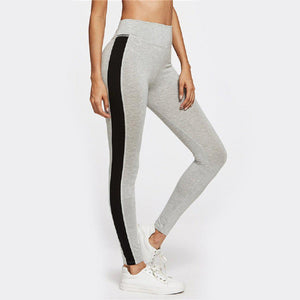 #onestripe Leggings-Women's Leggings-📸 #CrayeLabel-Gray-S-CrayeLabel.com