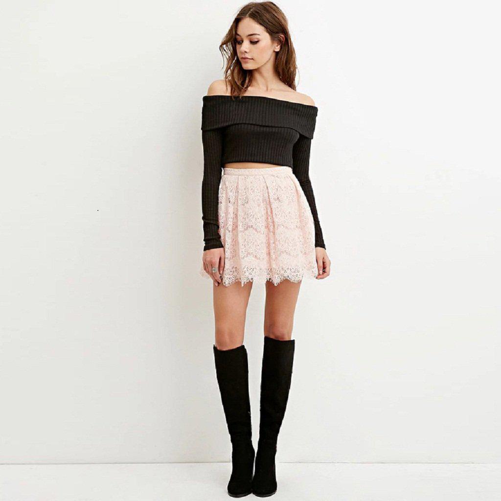 #casual Mini Skirt-Women&#39;s Mini Skirts-📸 #CrayeLabel-Pink-S-CrayeLabel.com