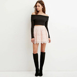 #casual Mini Skirt-Women's Mini Skirts-📸 #CrayeLabel-Pink-S-CrayeLabel.com