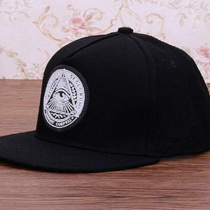 #3d God Eye Cap-Men's Hats-📸 #CrayeLabel-Black-CrayeLabel.com