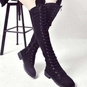 Lace Up Winter Boots