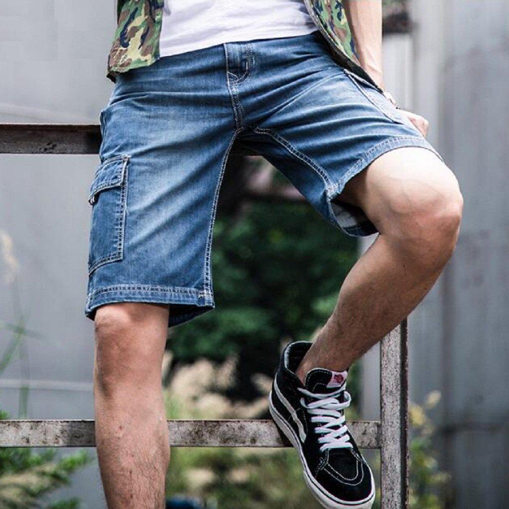 Denim Cargo Shorts