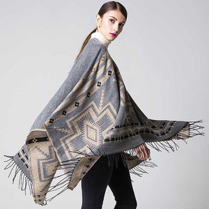 #winter Shawls Wrap-Women's Scarves-📸 #CrayeLabel-Gray-One Size-CrayeLabel.com