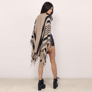 Knitted Stripes Cardigan