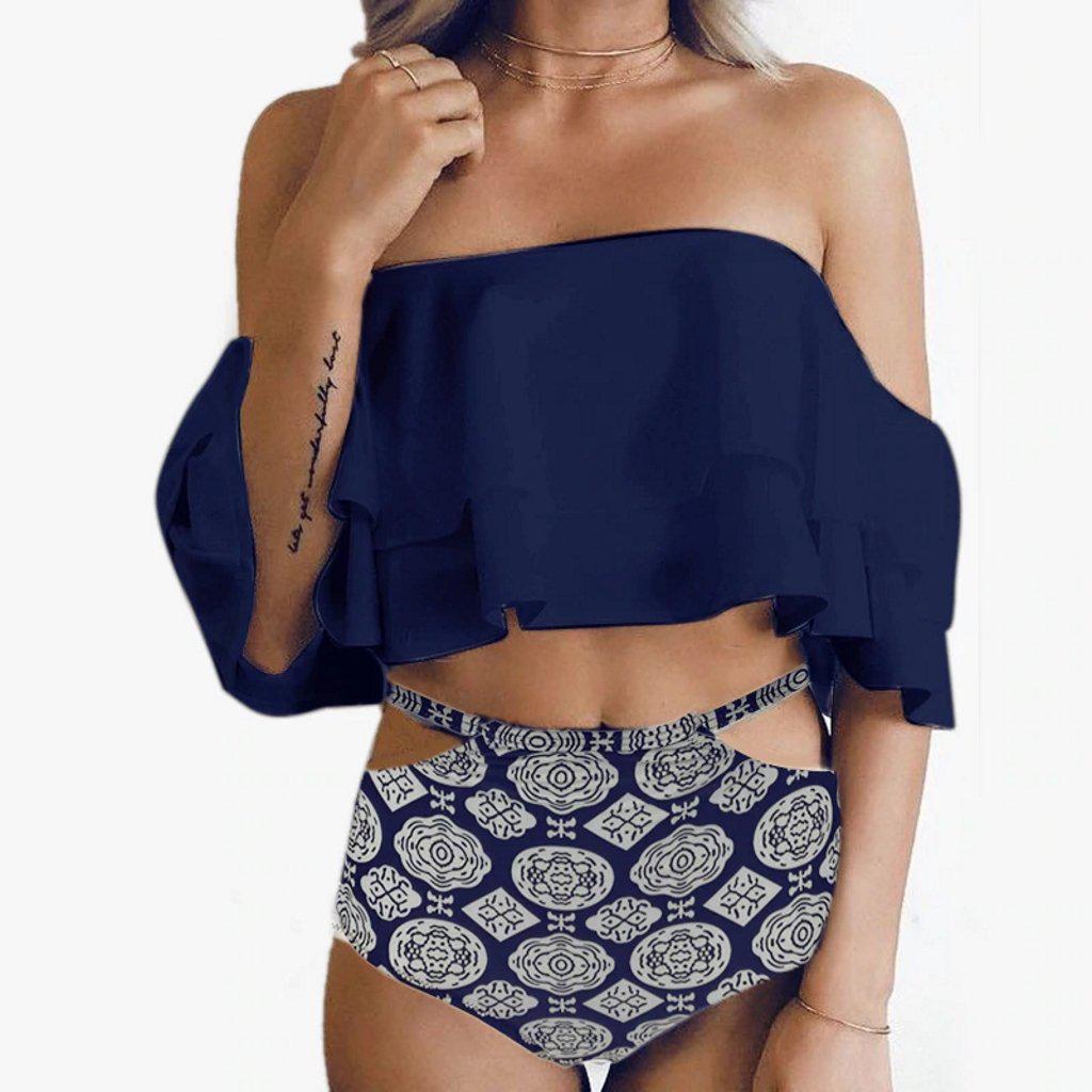 #push-up Swimwear-Women's Swimwear-📸 #CrayeLabel-Navy Blue-M-CrayeLabel.com