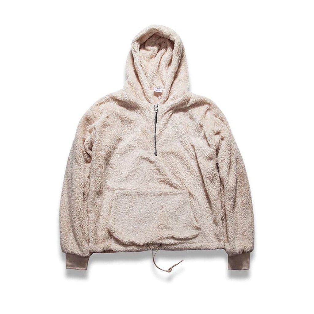Half Zip Sherpa Hoodie