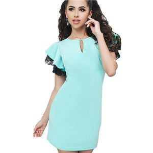 #bluebutterfly Mini Dress-Women's Mini Dresses-📸 #CrayeLabel-CrayeLabel.com