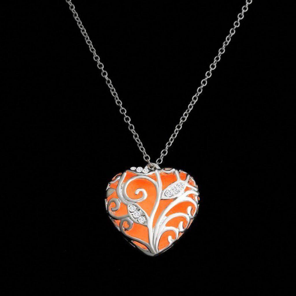 #fauxglow Necklace-Women's Necklaces-📸 #CrayeLabel-Orange-CrayeLabel.com