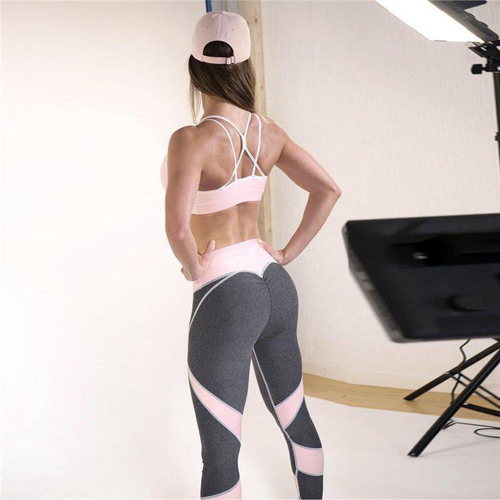 #iheartfitness Leggings-Women&#39;s Leggings-📸 #CrayeLabel-Light Pink-M-CrayeLabel.com