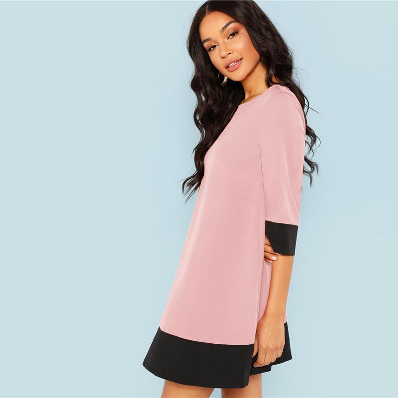 Decision Maker Colorblock Dress