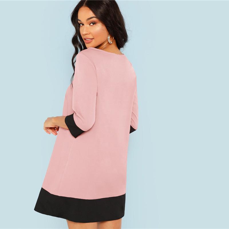Decision Maker Colorblock Dress