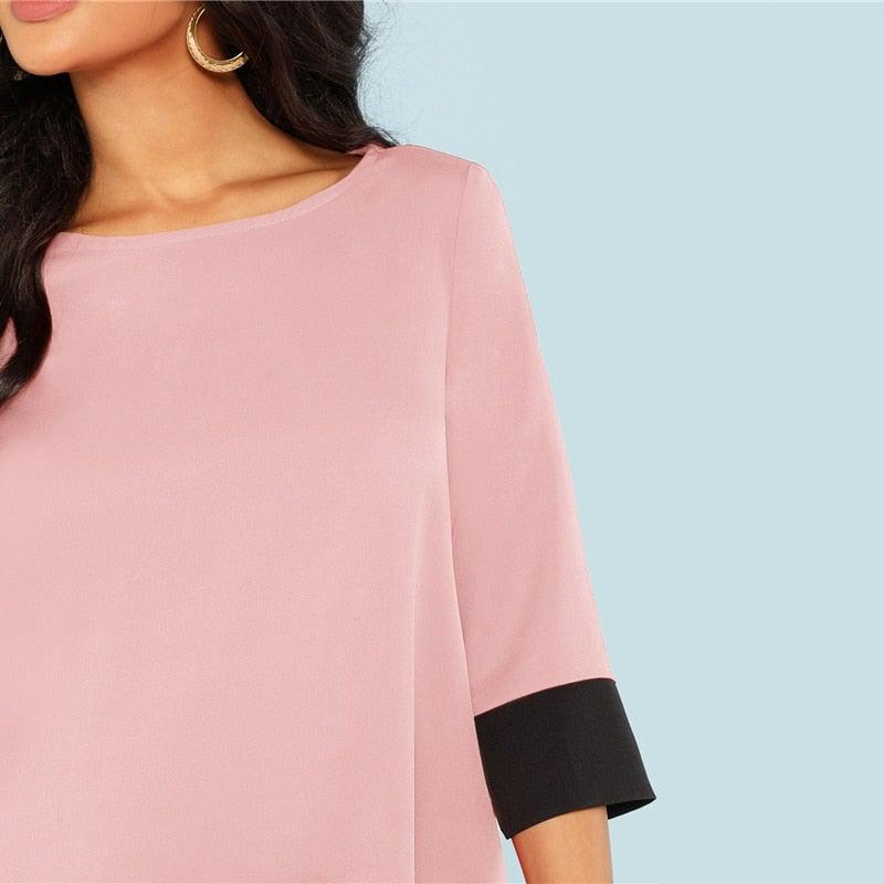 Decision Maker Colorblock Dress