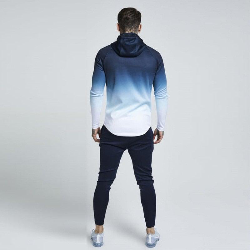 Color Hue Hood Track Jacket