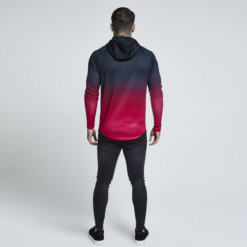 Color Hue Hood Track Jacket