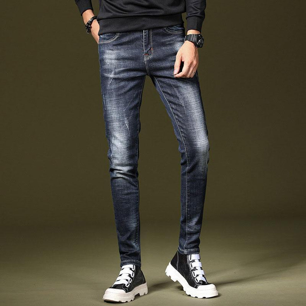 #Bieber-Men's Jeans-CrayeLabel.com-Blue-28-CrayeLabel.com