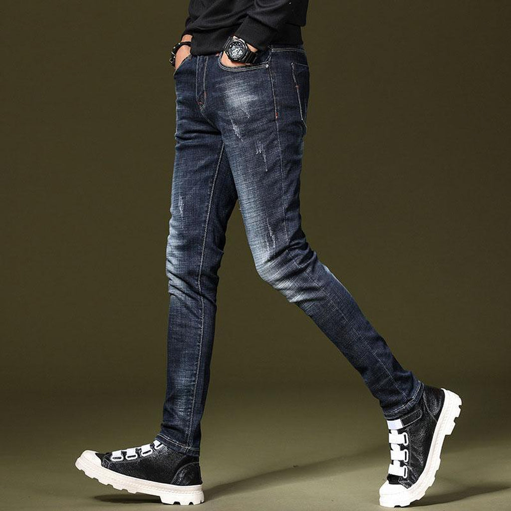 #Bieber-Men's Jeans-CrayeLabel.com-Blue-28-CrayeLabel.com