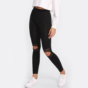 Knee Lace Leggings