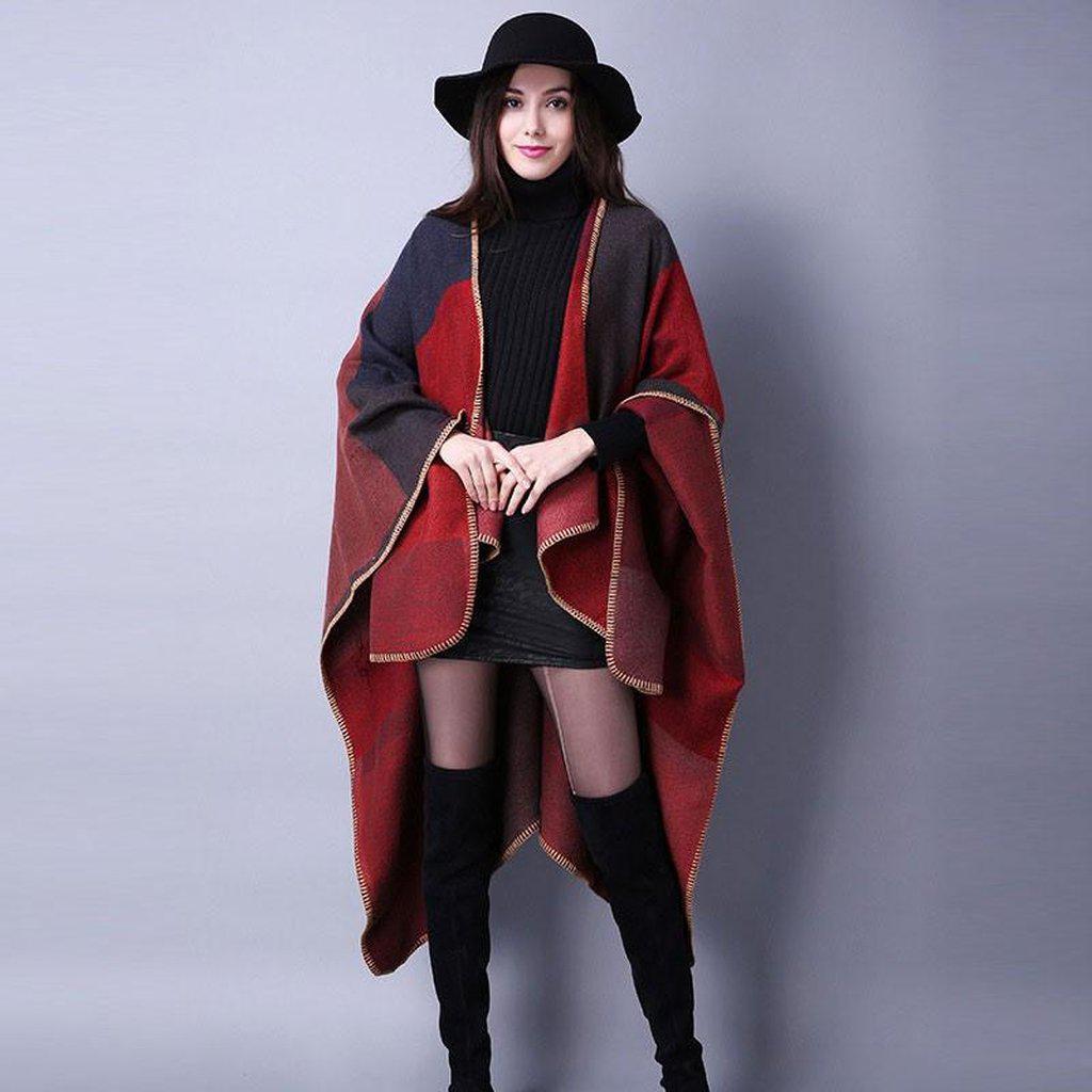 #autumn Leopard Scarves-Women's Scarves-📸 #CrayeLabel-Red-China-One Size-CrayeLabel.com